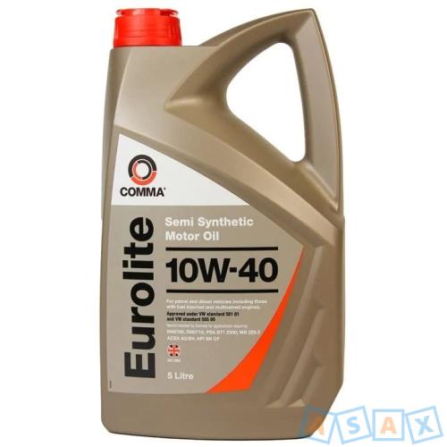 моторное масло 10W 40 полусинтетическое 5л